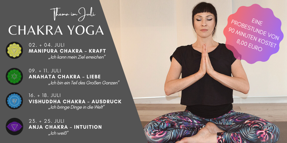 Chakra-Yoga im Studio und online bei bhoga-yoga